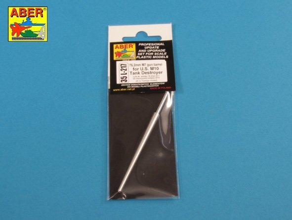 Aber 35L-217 US 76.2 mm M7 gun Barrel for M10 Tank Destroyer (1/35) – image 4