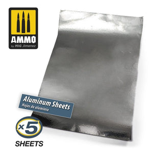 AMMO of Mig Jimenez 8247 ALUMINUM SHEETS 280x195 mm – immagine 2