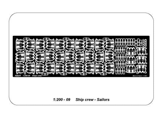 Aber 200-09 Ship crew - Sailors 1/200 – imagen 5