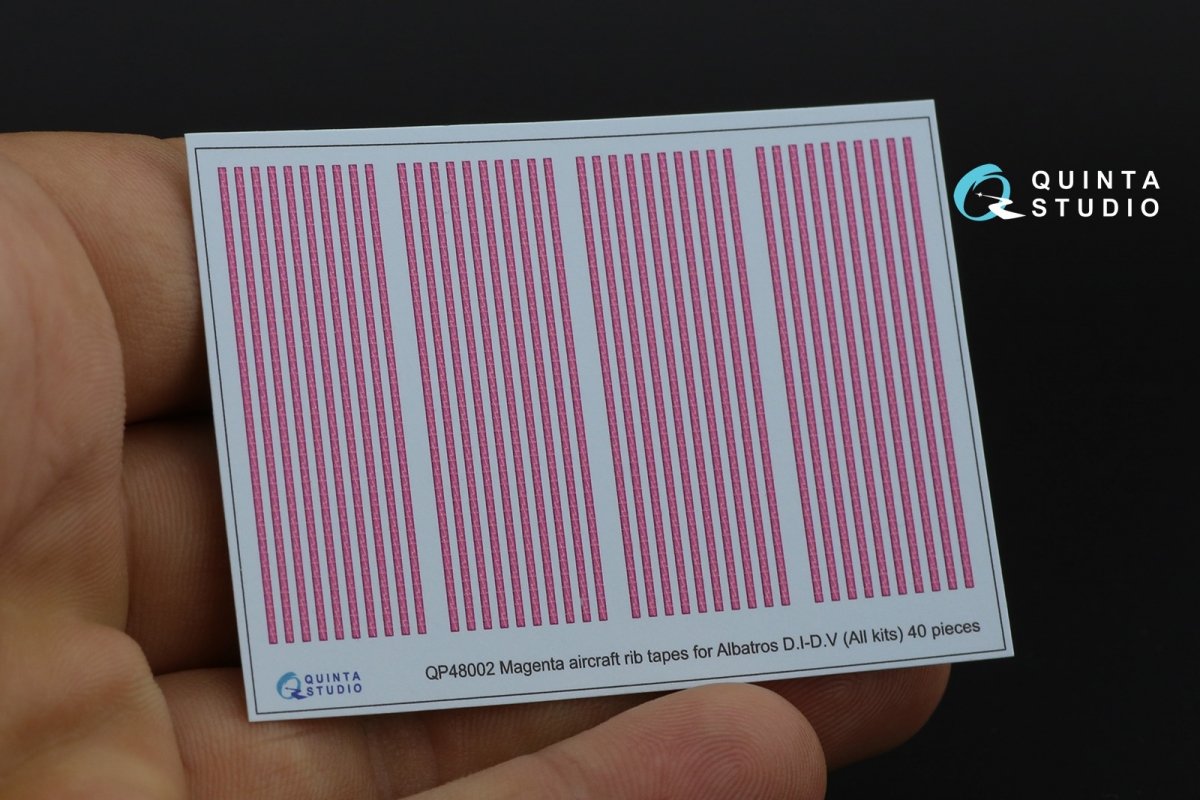 Quinta Studio QP48002 Magenta rib tapes Albatros DI-DV 1/48 – Bild 8