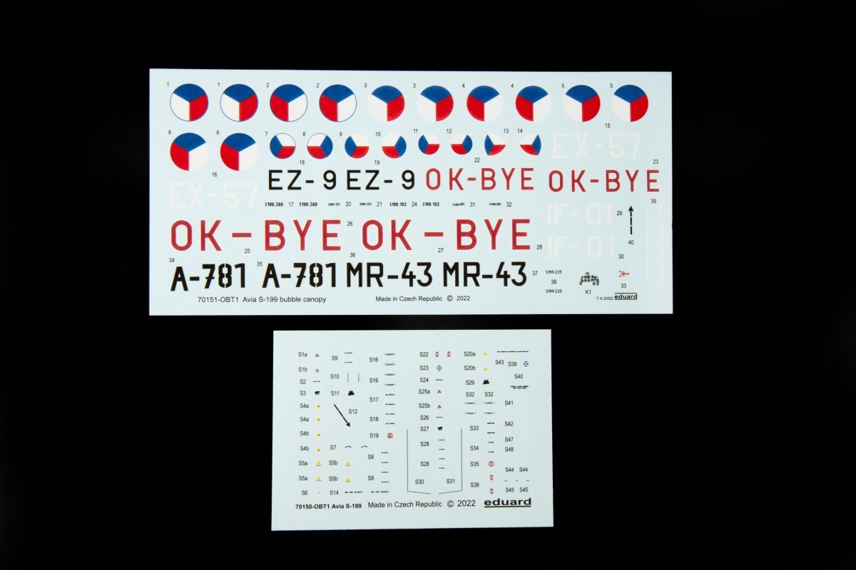 Eduard 70151 Avia S-199 bubble canopy 1/72 – obrázek 6