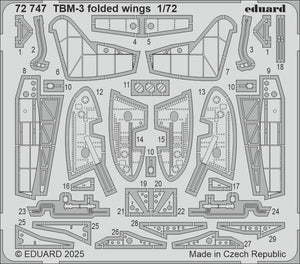 Eduard 72747 TBM-3 ailes repliées HOBBY BOSS 1/72