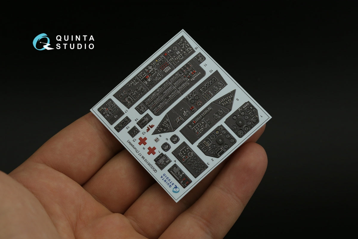 Quinta Studio QD35110 Mi-17 3D-Printed colored Interior on decal paper (Trumpeter) 1/35 – Bild 7