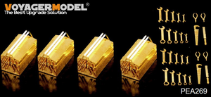 Voyager Model PEA269 WWII German Tool boxes(4PCES) (GP) 1/35 – imagen 2
