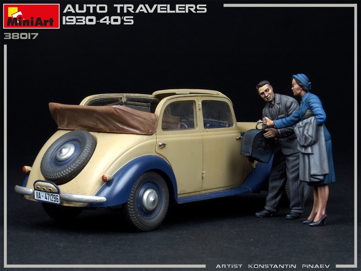 MiniArt 38017 AUTO TRAVELERS 1930-40S 1/35 – image 9