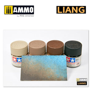 Liang 0001 Weathering Airbursh Stencils – imagen 7