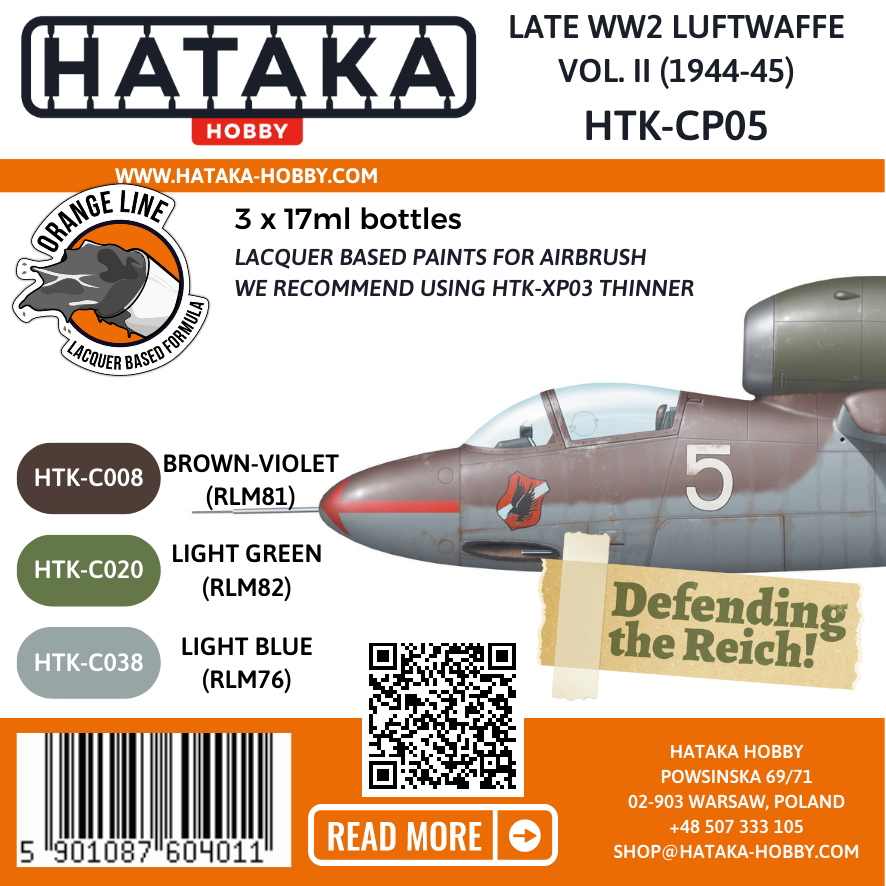 Hataka Hobby HTK-CP05 Late WW2 Luftwaffe vol. II (1944-45) – obrázek 2