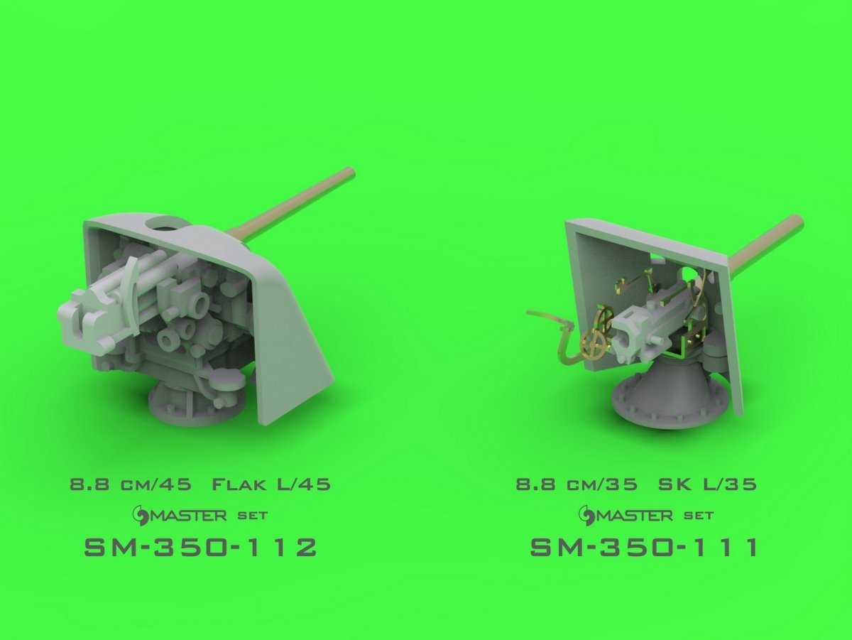 Master SM-350-112 German 8.8cm/45 (3.46in) Flak L/45 1/350 – image 12