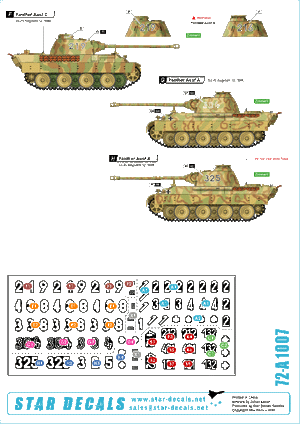 Star Decals 72-A1007 SS-Panthers (1) 1/72 – image 2