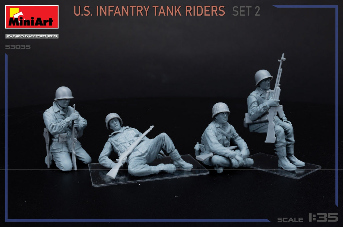 MiniArt 53035 US Infantry Tank Riders. Set 2 1/35 – image 3