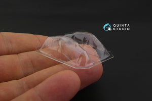 Quinta Studio QC72023 F4U-1 Corsair (Bird cage) vacuformed clear canopy (for Tamiya kit) 1/72 – image 6