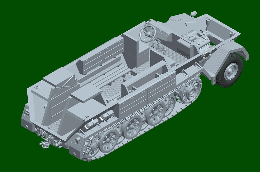 Trumpeter 07404 Sd.Kfz.8 Gepanzerter Zugkraftwagen 12t 1/72 – Bild 13