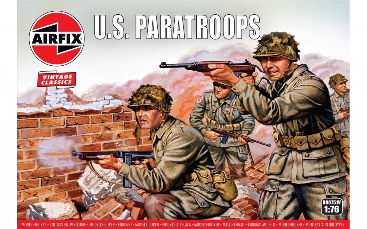 Airfix 00751V WWII US Paratroops 1/76