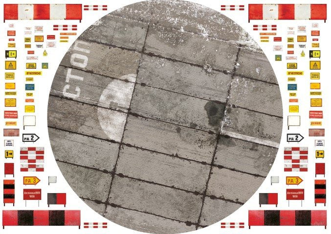 Uschi 3036 Display diorama Russian PAG-Type Taxiway and Tarmac, Circular, BLAST WALL EDITION 1/72 – image 3