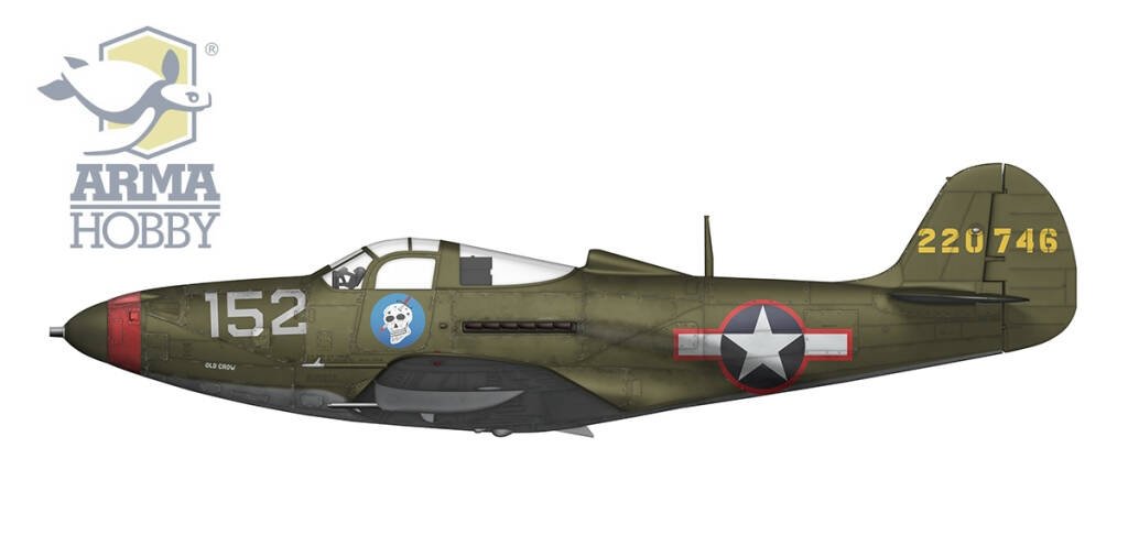Arma Hobby 70055 P-39Q Airacobra 1/72 – obrázek 6