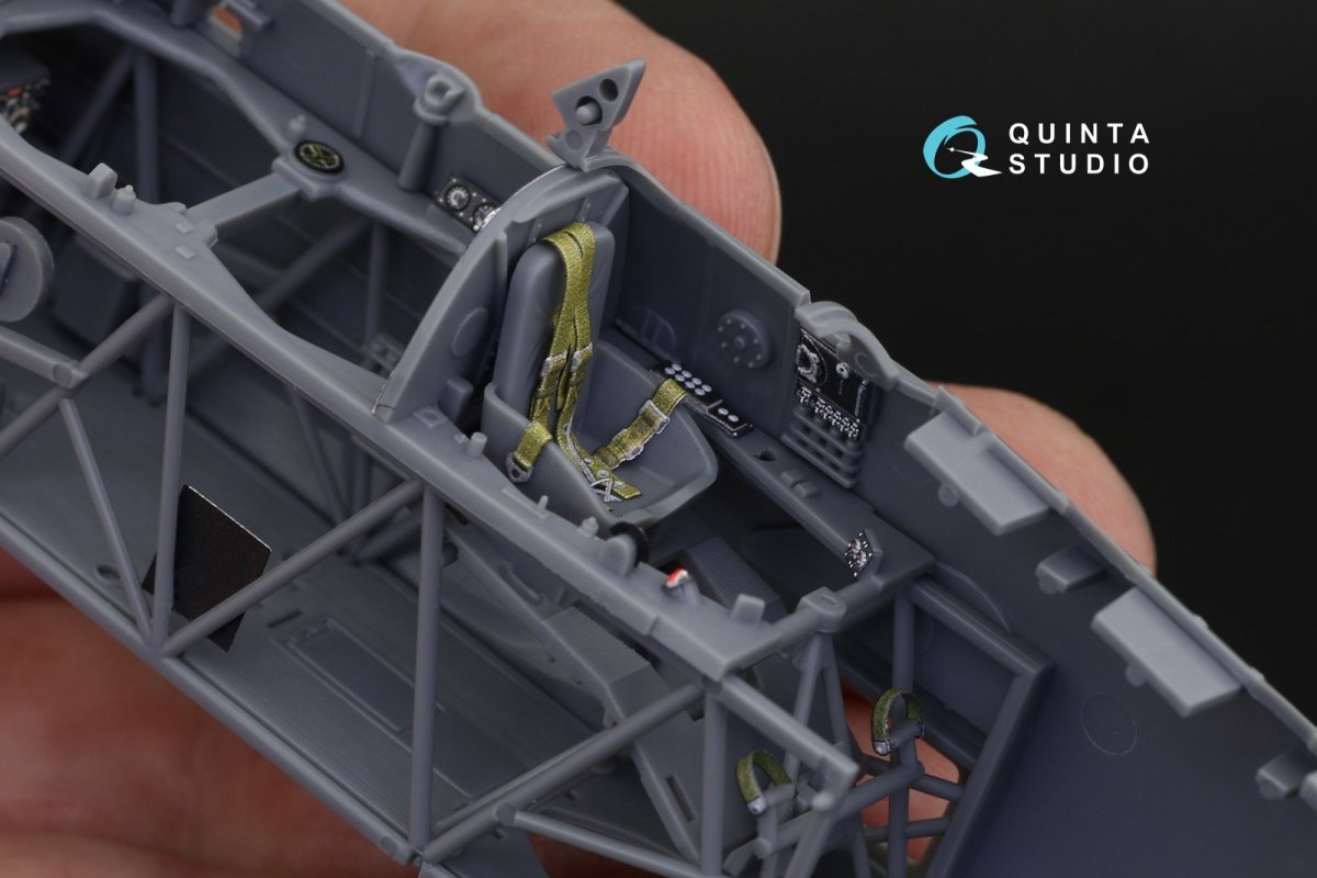 Quinta Studio QD48256 Swordfish Mk.II 3D-Printed &amp;amp; colored Interior on decal paper (Tamiya) 1/48 – obrázek 8