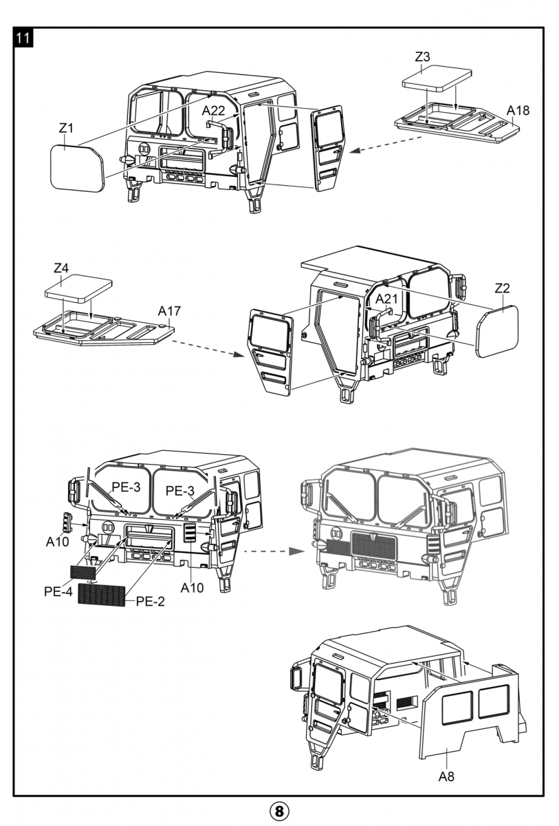 Modelcollect UA72342 German MAN KAT1M1013 8*8 HIGH-Mobility off-road truck 1/72 – image 18