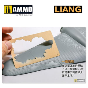 Liang 0007 Salt Weathering Effects Airbrush Stencils (Intensive) – image 4