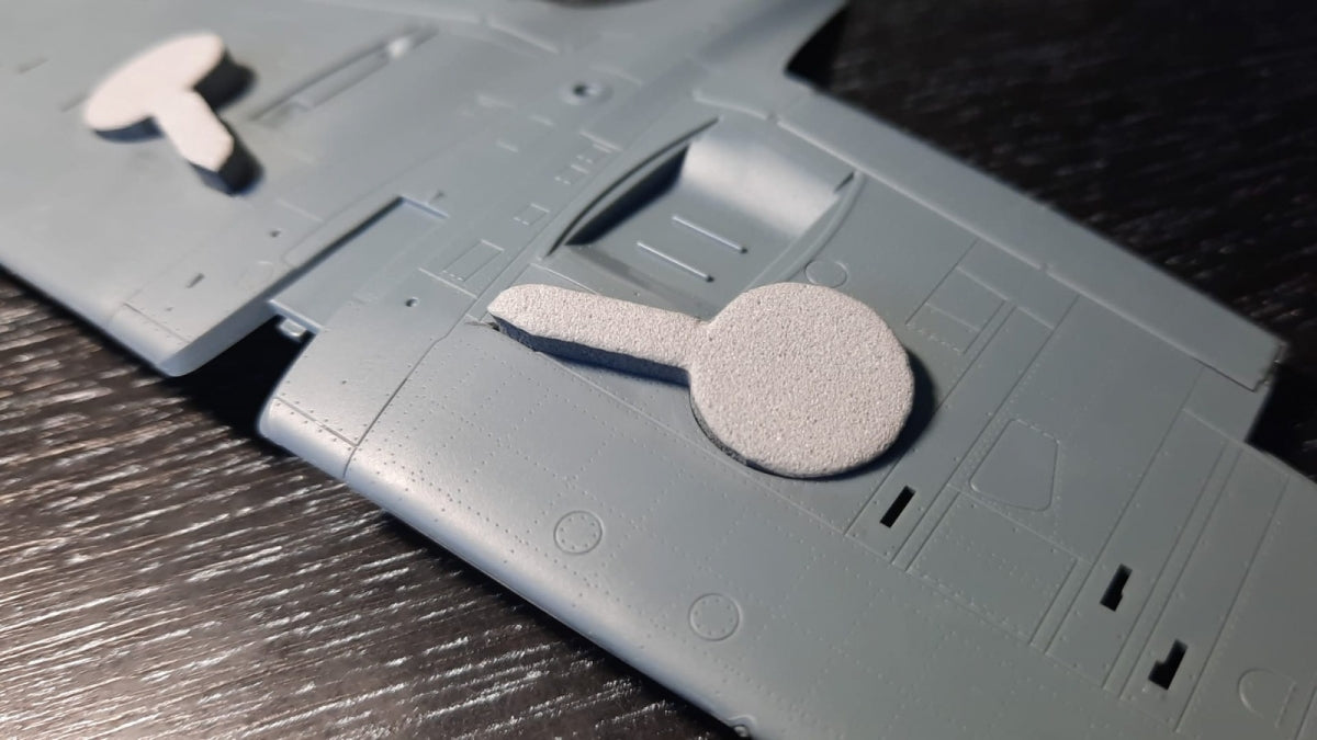 Omask 74804 Spitfire Mk I / Mk II wheel bay plugs (for Eduard) 1/48 – image 3