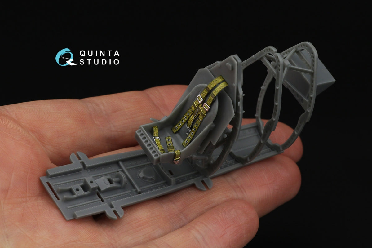 Quinta Studio QR+32046 British Fighter Seatbelts, mid WWII (with metal buckles) (All kits) 1/32 – image 9