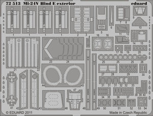 Eduard 72513 Mi-24V Hind E exterior 1/72 ZVEZDA