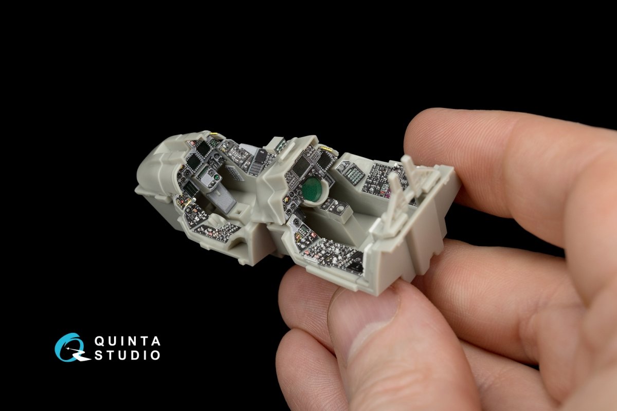 Quinta Studio QD48070 F-14D 3D-Printed &amp;amp; colored Interior on decal paper (for Tamiya kit) 1/48 – image 11