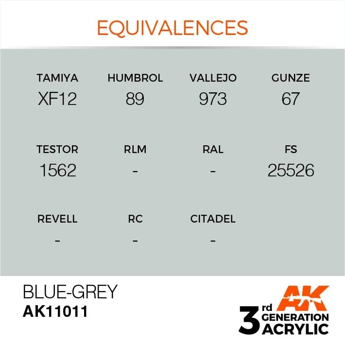 AK Interactive AK11011 Blue-Grey 17ml – immagine 3
