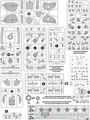 Modelsvit 72039 Beriev Be-14 All-weather SAR flying boat 1/72 – obrázek 3