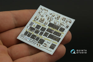 Quinta Studio QD35118 AH-64D Extended forward avionics bays 3D-Printed &amp;amp; colored Interior on decal paper (Takom) 1/35 – Bild 6