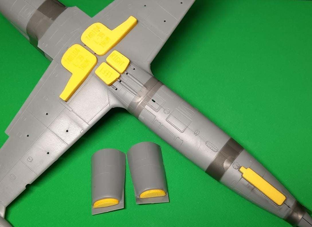 Omask 748104 L-39 Albatros wheel bay plugs (for Trumpeter) 1/48 – image 2