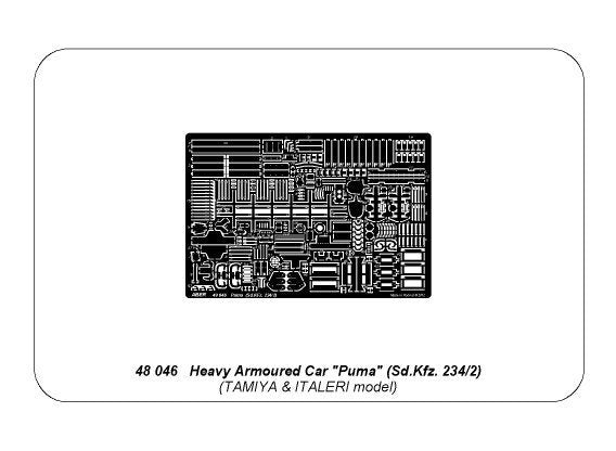 Aber 48046 Puma (Sd.Kfz. 234/2) Tamiya/Italeri 1/48 – Bild 5