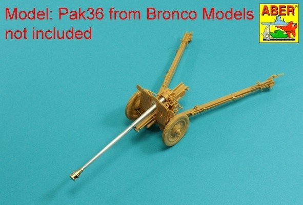 Aber 35L-166 Barrel for German 76.2mm Pak 36(r) Anti-tank Gun Fit to BRONCO model 35056 1/35 – Bild 9