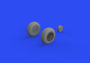 Eduard 648647 P-51D wheels block tread 2 EDUARD 1/48 – immagine 2