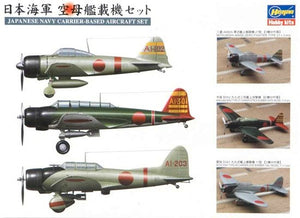 Hasegawa QG30 (72130) Akagi Aircraft Japanese Navy Carrier-Based Aircraft Set 1/350