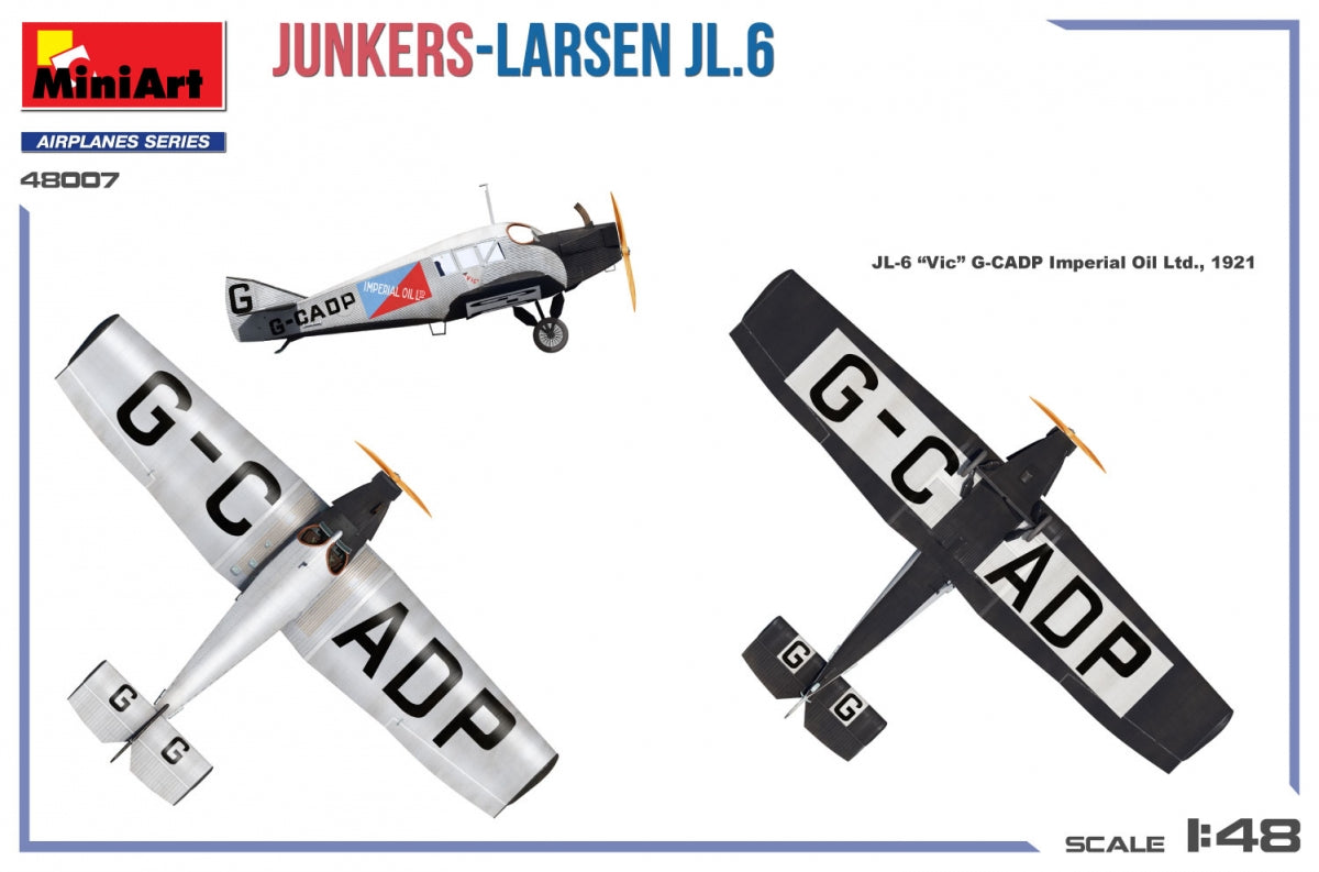 MiniArt 48007 Junkers-Larsen JL.6 1/48 – zdjęcie 3