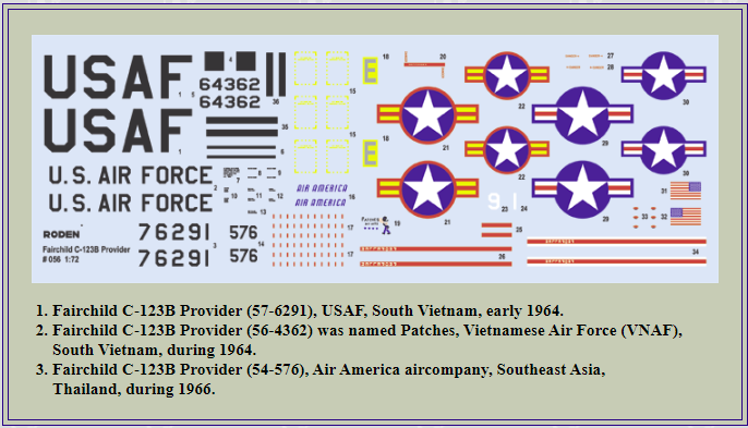Roden 056 Fairchild C-123B Provider 1/72 – imagen 2