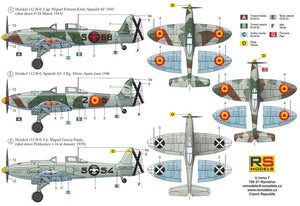 RS Models 92263 Heinkel 112B Spain WWII German Fighter 1/72 – immagine 2