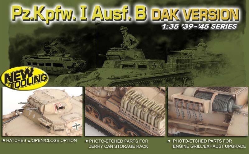 Dragon 6207 Pzkpfw. I Ausf. B, DAK Version 1/35 – image 2