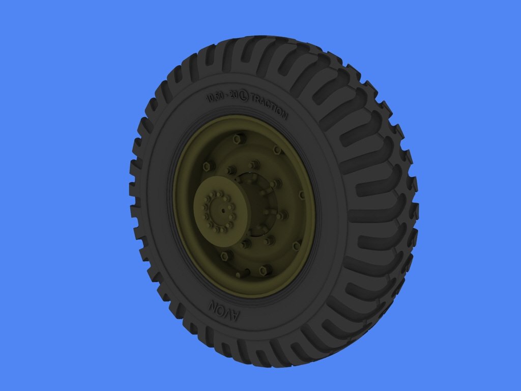 Panzer Art RE35-262 Bedford QLC road wheels (AVON) 1/35 – image 2