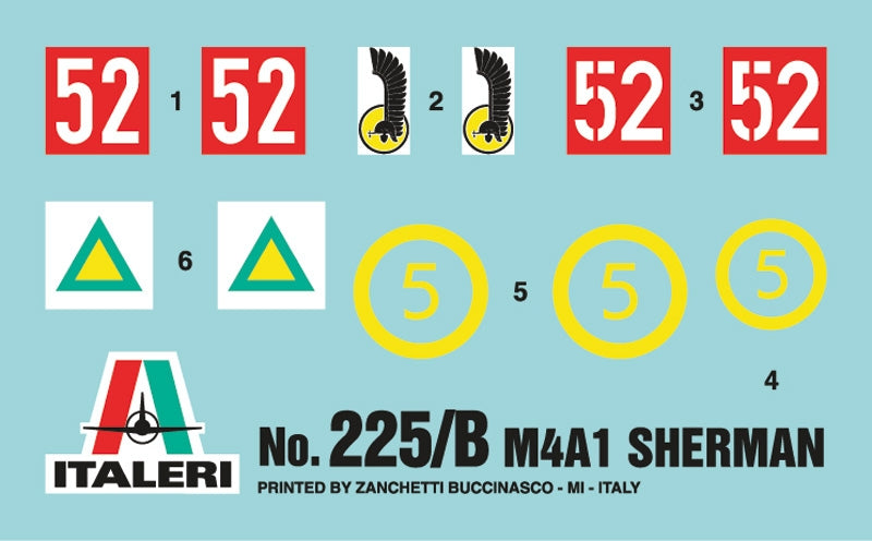 Italeri 0225 M4-A1 Sherman 1/35 – zdjęcie 9