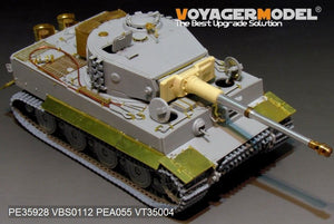 Maquette Voyager PE35928 Char Tiger I allemand de la Seconde Guerre mondiale, production tardive, pour TRUMPETER 09540, échelle 1/35 – image 9