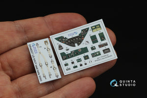 Quinta Studio QD48538 F4F-4 Wildcat 3D-Printed &amp;amp; colored Interior on decal paper (Academy) 1/48 – image 3