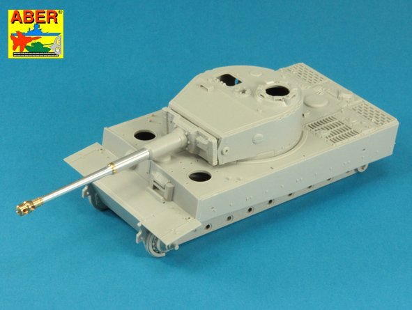 Aber 35L-238 KwK36/L56 88mm barrel for German lateTiger I 1/35 – image 8