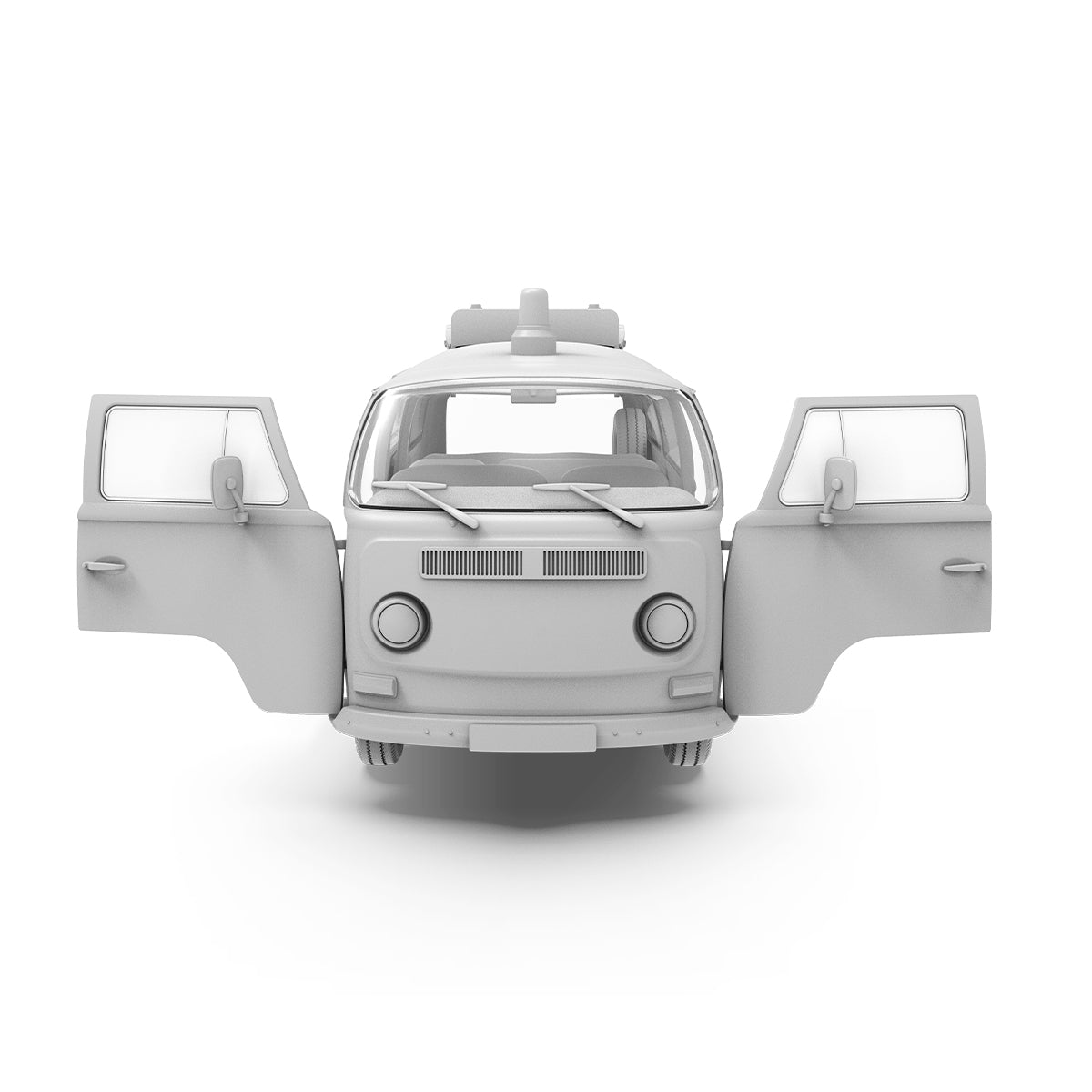 AK Interactive AK35033 T2 MODEL 1967 AIRPORT BUS 1/35 – immagine 7