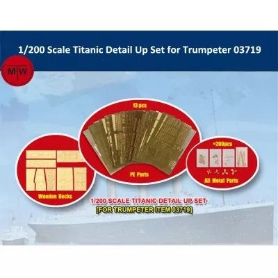 I Love Kit 66600 Titanic Detail Up Set Trumpeter 03719 1/200 – image 2