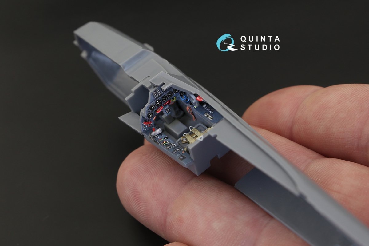 Quinta Studio QD48142 FW 190D-9 3D-Printed &amp;amp; colored Interior on decal paper (for Tamiya kit) 1/48 – Bild 3