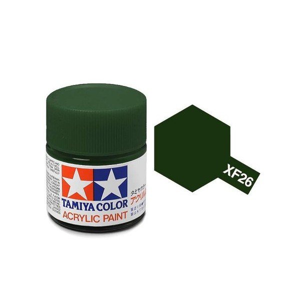 Tamiya 81326 Acrylic XF-26 Deep Green 23ml