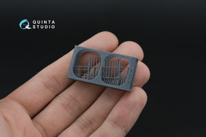 Quinta Studio QT35010 Dodge WC-54 front grille (Zvezda) 1/35 – Bild 2