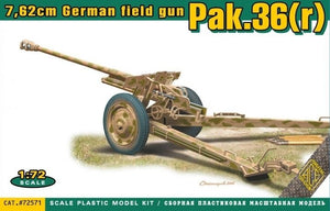 ACE 72571 7.62сm German Field Gun Pak.36 (r) 1/72
