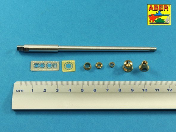 Aber 35L-215 Barrel for German 8,8cm Kw.K 43 (L/71) gun used on Tiger B Porsche turret-late for TAKOM model (1/35) – Bild 4